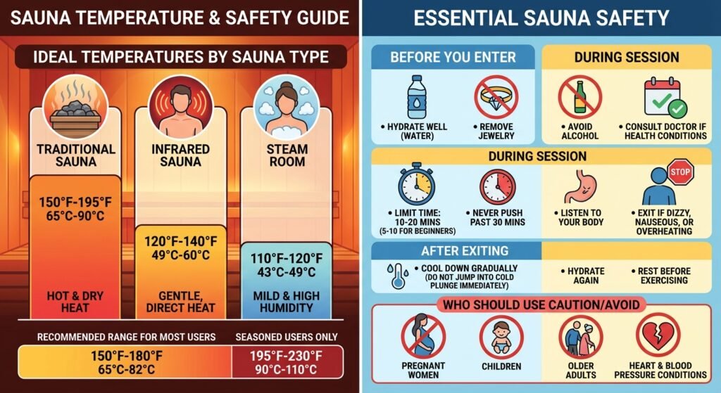 Sauna Temperature & Safety